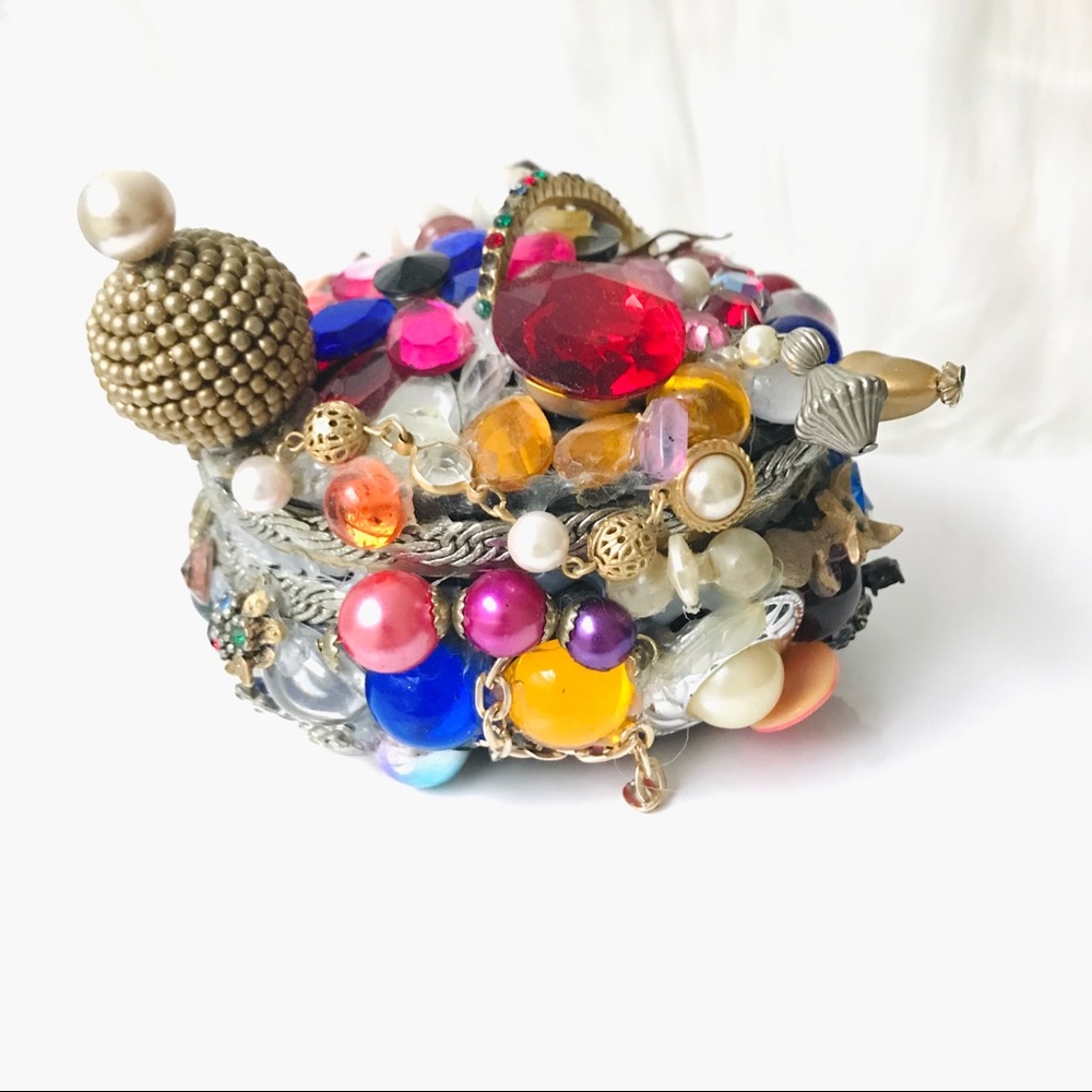 Vintage 90s Handmade “Jewels” Seattle Jewelry Box